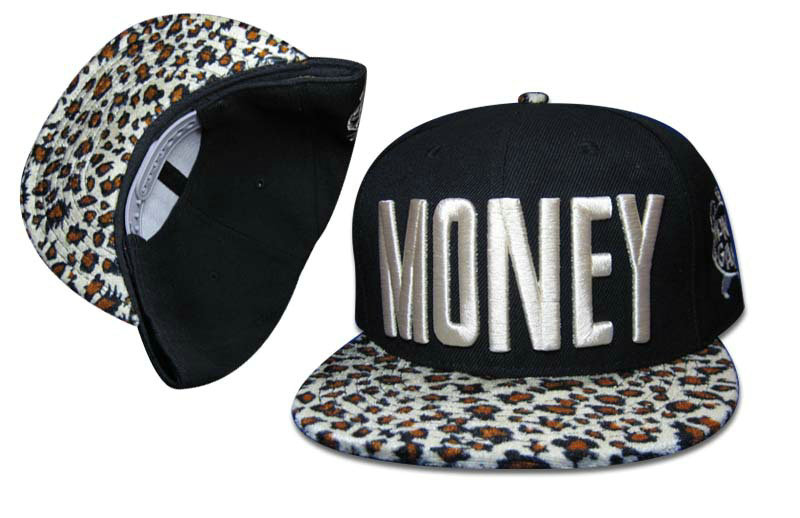 Money Black Snapbacks Hat GF 3